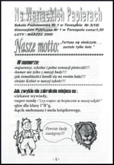Na Wariackich Papierach R. 7 (2000) nr 3
