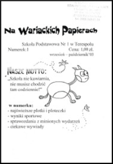 Na Wariackich Papierach R. 10 (2003) nr 1