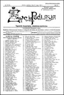 Życie Podlasia : tygodnik bezpartyjny oświatowo-społeczny R. 2 (1925) nr 22 (24)