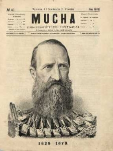Mucha : pismo humorystyczne i ilustrowane 1879 nr 40