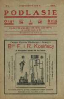 Podlasie Ongi i Dziś : pismo poświęcone sprawie ojczystej z ilustracjami : wychodzi co miesiąc R. 1 (1928) nr 1
