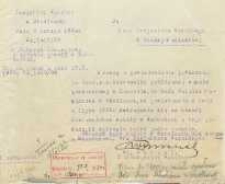 Zawiadomienie : [Inc.:] Do Inspektora Szkolnego w Białej Podlaskiej : Proszę o powiadomienie Pana Jana Makaruka [...], że Rada Szkolna Powiatowa w Siedlcach [...] wstrzymała się od obsady kierownictwa szkoły powszechnej w Sarnakach [...]