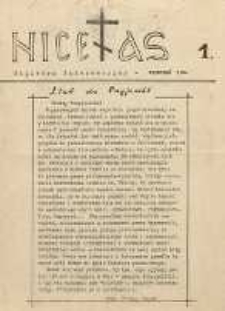 Nicetas : biuletyn informacyjny (1984) Nr 1