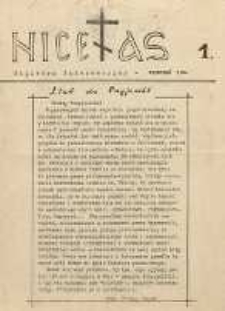Nicetas : biuletyn informacyjny (1984) Nr 1