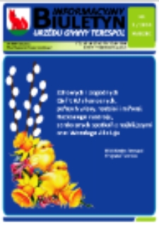 Biuletyn Informacyjny Urzędu Gminy w Terespolu R. 23 (2014) nr 3