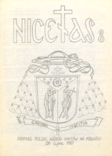 Nicetas : informator Sanktuarium Unitów Podlaskich (1987) nr 8