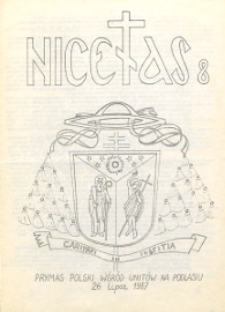 Nicetas : informator Sanktuarium Unitów Podlaskich (1987) nr 8