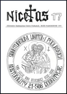 Nicetas : informator Sanktuarium Unitów Podlaskich (1993) nr 17