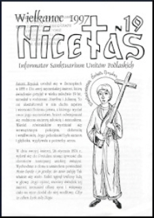 Nicetas : informator Sanktuarium Unit&oacute;w Podlaskich (1997) nr 19