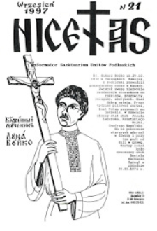 Nicetas : informator Sanktuarium Unitów Podlaskich (1997) nr 21