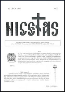 Nicetas : informator Sanktuarium Unit&oacute;w Podlaskich (1998) nr 23