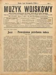 Muzyk Wojskowy : dwutygodnik poświęcony kulturze muzycznej w Armii Polskiej R. 1 (1926) nr 8
