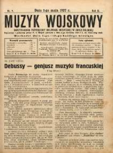 Muzyk Wojskowy : dwutygodnik poświęcony kulturze muzycznej w Armii Polskiej R. 2 (1927) nr 9