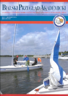 Bialski Przegląd Akademicki : czasopismo Państwowej Szkoły Wyższej im. Papieża Jana Pawła II w Białej Podlaskiej R. 3 (2012) nr 10