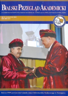 Bialski Przegląd Akademicki : czasopismo Państwowej Szkoły Wyższej im. Papieża Jana Pawła II w Białej Podlaskiej R. 4 (2013) nr 13