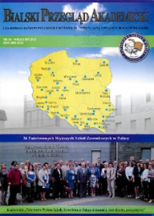 Bialski Przegląd Akademicki : czasopismo Państwowej Szkoły Wyższej im. Papieża Jana Pawła II w Białej Podlaskiej R. 4 (2013) nr 14