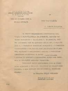 Pismo Kuratorium Okęgu Szkolnego w Lublinie w sprawie zatrudnienia Jana Makaruka na stanowisku instruktora oświatowego w pow. Janów Podlaski