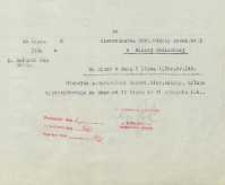 Pismo o udzieleniu urlopu w lipcu 1936 r.