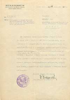 Powołanie Jana Makaruka na członka Komisji Dyscyplinarnej dla urzędników w oświacie w Okręgu Szkolnym Pomorskim