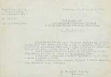 Pismo w sprawie przeniesienia Jana Makaruka na stanowisko nauczyciela Szkoły Podstawowej nr 182 w Warszawie