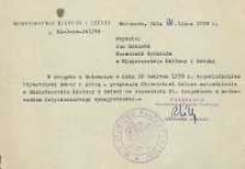 Zmiana stanowiska pracy Jana Makaruka w Ministerstwie Kultury i Sztuki w Warszawie