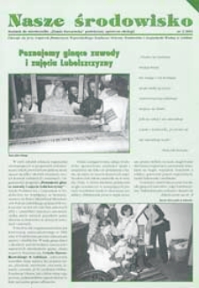 Nasze środowisko : dodatek do miesięcznika "Ziemia Parczewska" poświęcony sprawom ekologii R. 2 (2003) nr 2