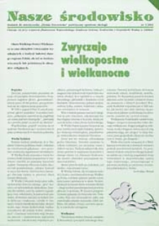 Nasze środowisko : dodatek do miesięcznika "Ziemia Parczewska" poświęcony sprawom ekologii R. 2 (2003) nr 3