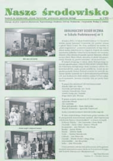 Nasze środowisko : dodatek do miesięcznika "Ziemia Parczewska" poświęcony sprawom ekologii R. 2 (2003) nr 4