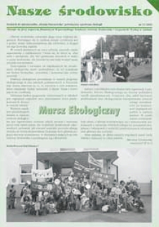 Nasze środowisko : dodatek do miesięcznika "Ziemia Parczewska" poświęcony sprawom ekologii R. 2 (2003) nr 11