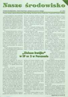 Nasze środowisko : dodatek do miesięcznika "Ziemia Parczewska" poświęcony sprawom ekologii R. 3 (2004) nr 1
