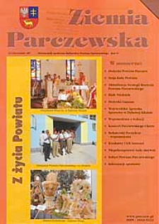 Ziemia Parczewska : miesięcznik społeczno-kulturalny powiatu parczewskiego R. 6 (2007) nr 9 (64)