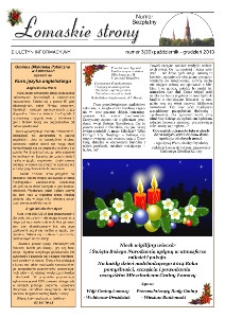 Łomaskie Strony : biuletyn mieszkańc&oacute;w Łomaz i okolic R. 5 (2013) nr 3 (39)