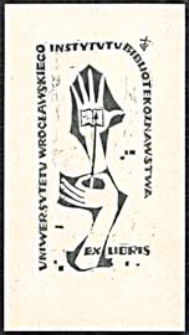 Ex libris Instytutu Bibliotekoznawstwa Uniwersytetu Wrocławskiego