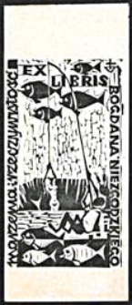 Ex libris Bogdana Niezgodzkiego "Marzenia i rzeczywistość"
