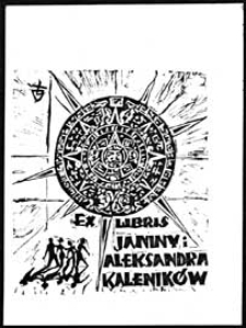 Ex libris Janiny i Aleksandra Kaleników