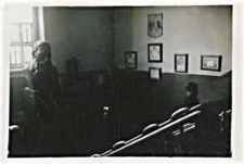 Popiersie J. I. Kraszewskiego na klatce schodowej Państwowego Gimnazjum Męskiego im. J. I. Kraszewskiego w Białej Podlaskiej