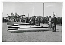 Chrzest szkolnych kajaków zbudowanych przez uczniów Państwowego Gimnazjum Męskiego im. J. I. Kraszewskiego w Białej Podlaskiej