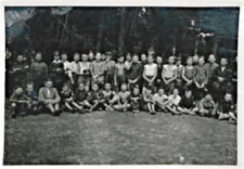 Wycieczka uczniów Państwowego Gimnazjum Męskiego im. J. I. Kraszewskiego w Białej Podlaskiej do Porosiuk