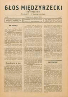 Głos Międzyrzecki R. 4 (1928) nr 1