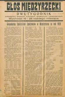 Głos Międzyrzecki R. 6 (1930) nr 6