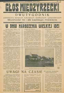 Głos Międzyrzecki R. 6 (1930) nr 18
