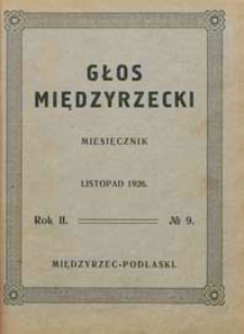 Głos Międzyrzecki R. 2 (1926) nr 9