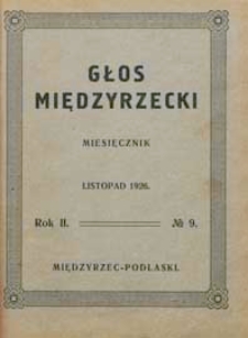 Głos Międzyrzecki R. 2 (1926) nr 9