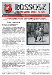 Rossosz : ważne wieści różnej treści R. 2 (2009) nr 2 (8)