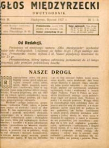 Głos Międzyrzecki R. 3 (1927) nr 1-2