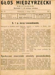 Głos Międzyrzecki R. 3 (1927)