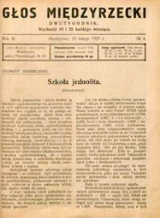 Głos Międzyrzecki R. 3 (1927) nr 4