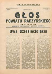 Głos Powiatu Radzyńskiego : dwutygodnik gospodarczo-społeczno-oświatowy R. 11 (1935/1936) nr 2-3