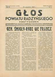 Głos Powiatu Radzyńskiego : dwutygodnik gospodarczo-społeczno-oświatowy R. 12 (1936/1937) nr 2