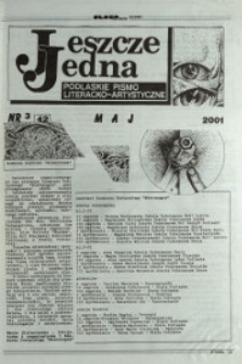 Jeszcze Jedna : Podlaski Miesięcznik Literacko-Artystyczny R. 9 (2001) nr 3 (42)
